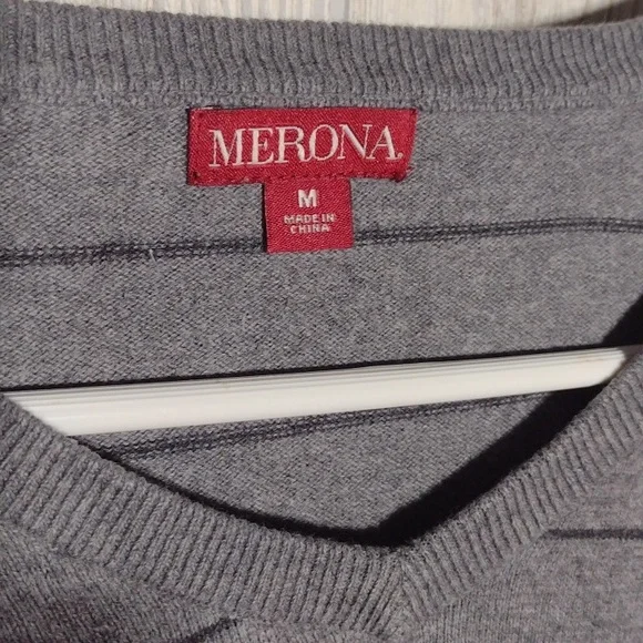 Grey & Black Striped Sweater - Picture 8 of 9